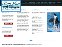 Tablet Screenshot of bayinnsandiego.com